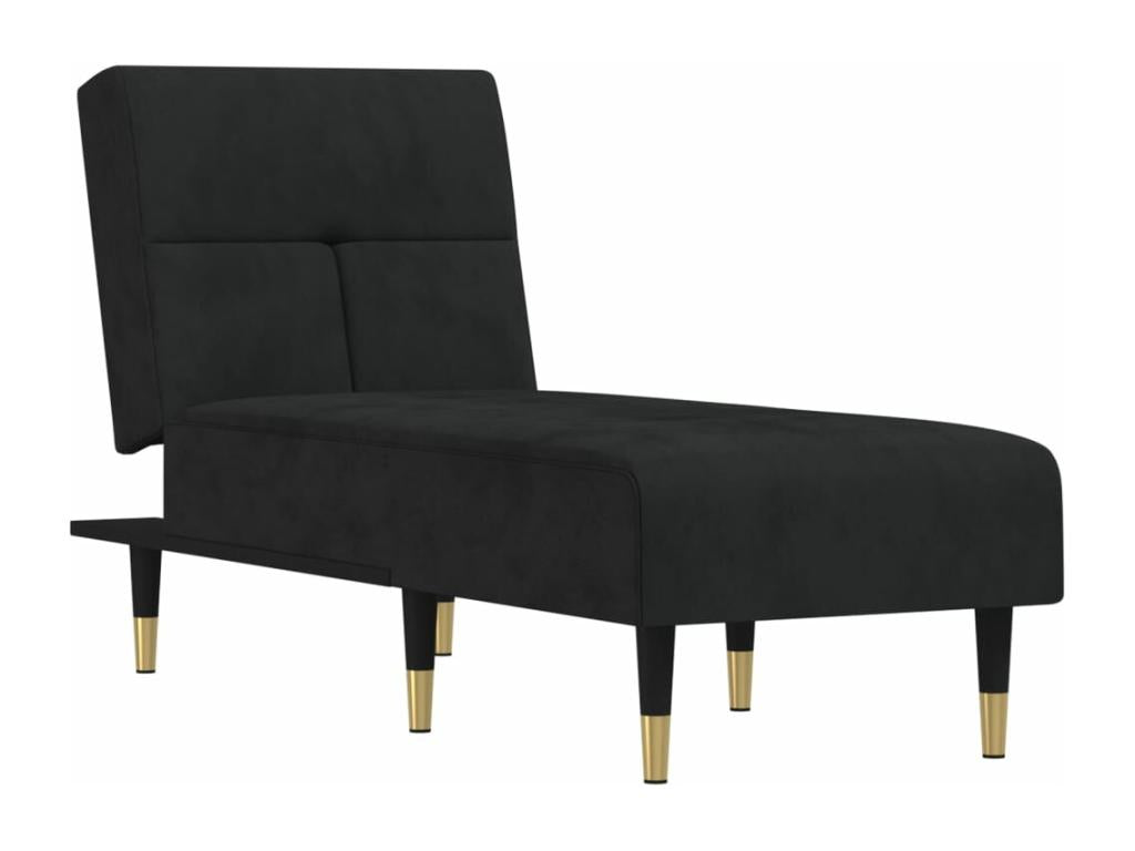 Chaise longue nera