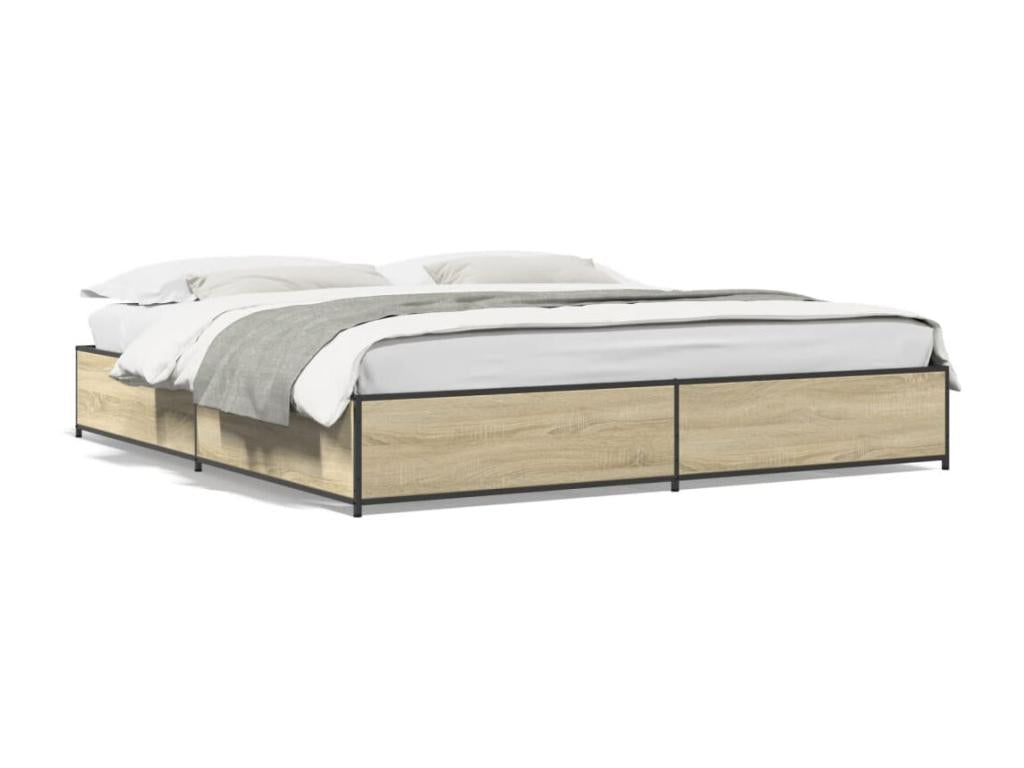 Materasso in legno di quercia marrone, 180 x 200 cm