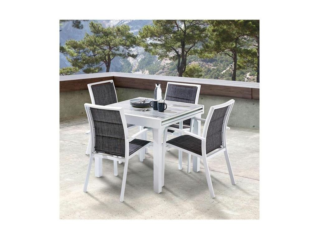 Set di mobili da esterno grigi