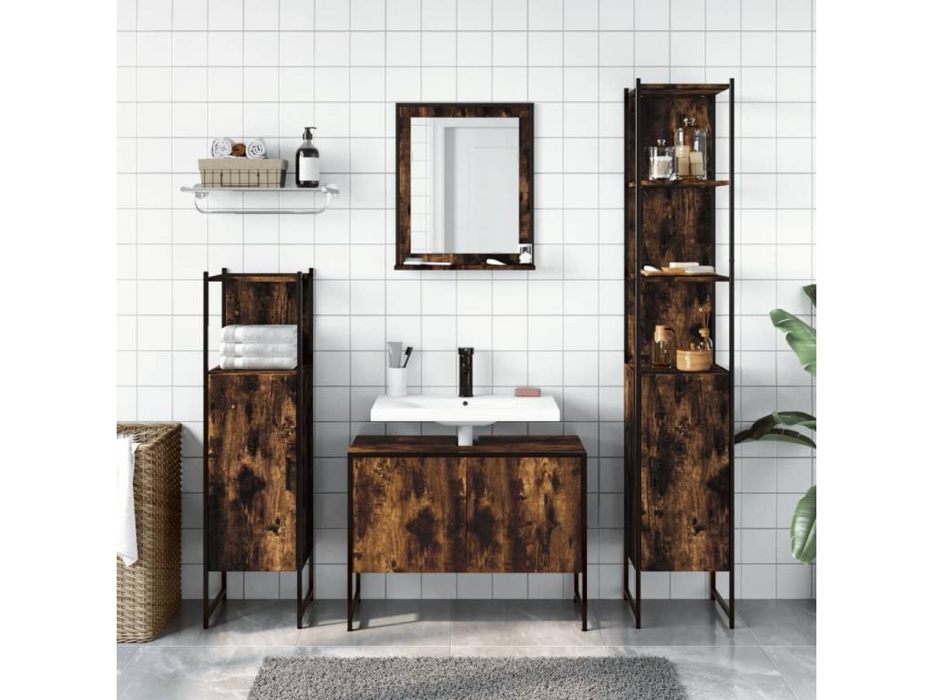 Armadio in legno di rovere naturale - dlz1766572747327