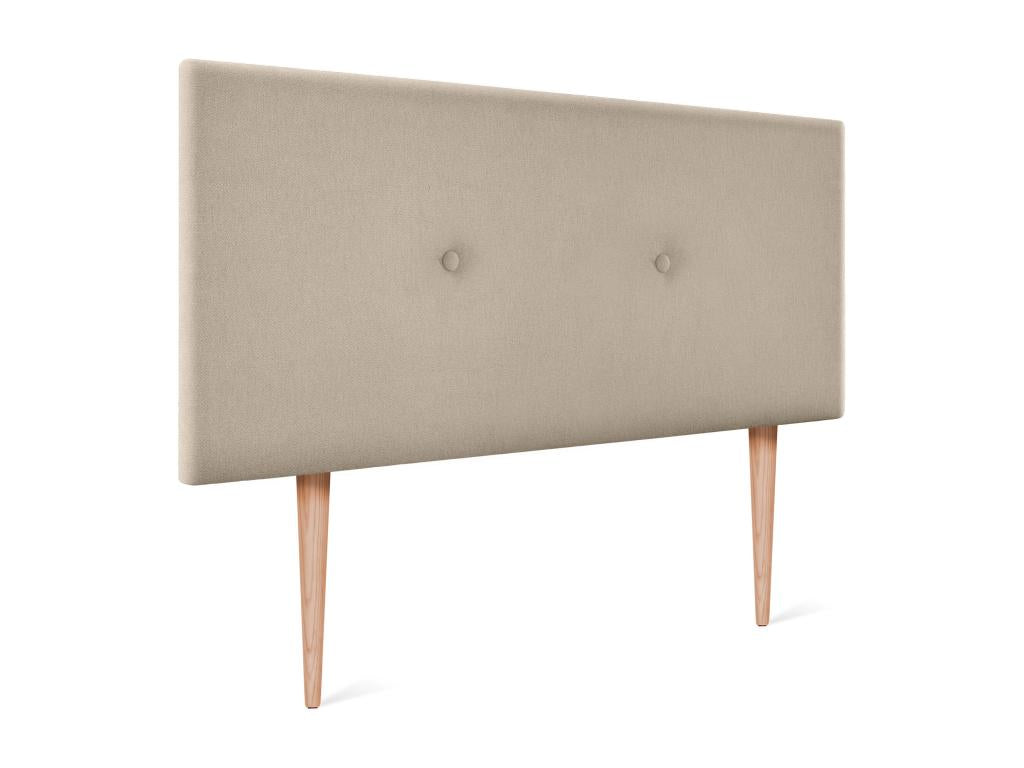 Letto in tessuto beige, 110 x 105 cm