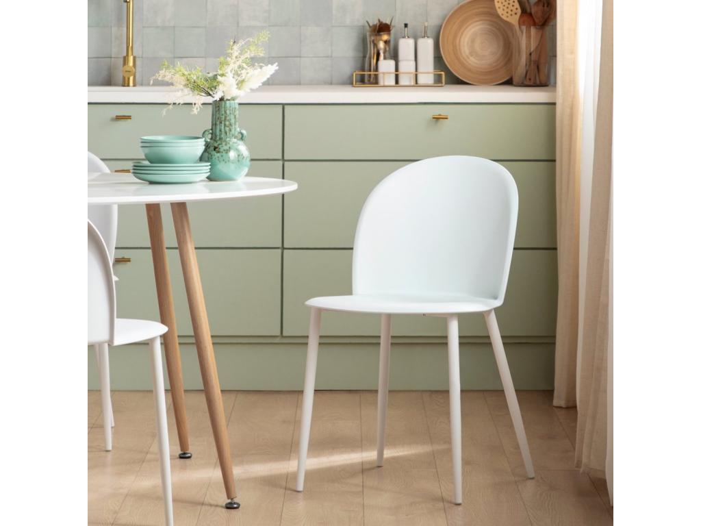 Sedia bianca, 48 x 79 cm