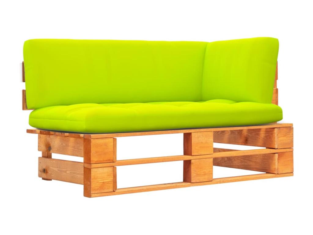 Divano in legno di pino marrone