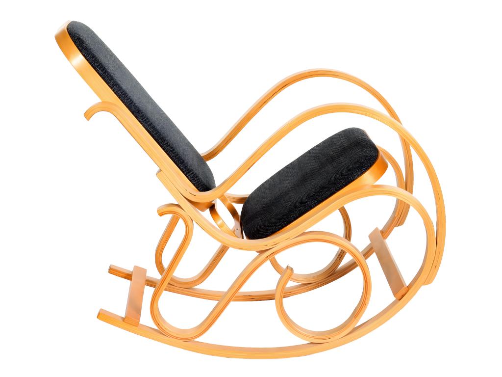 Poltrona in tessuto grigio