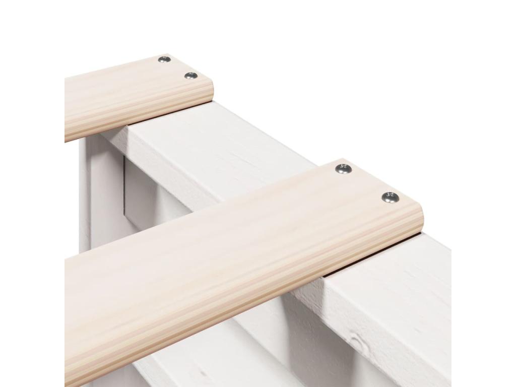 Materasso in legno di pino bianco, 150 x 200 cm