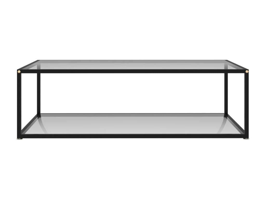 Tavolino da caffè in vetro, 120 x 60 x 35 cm