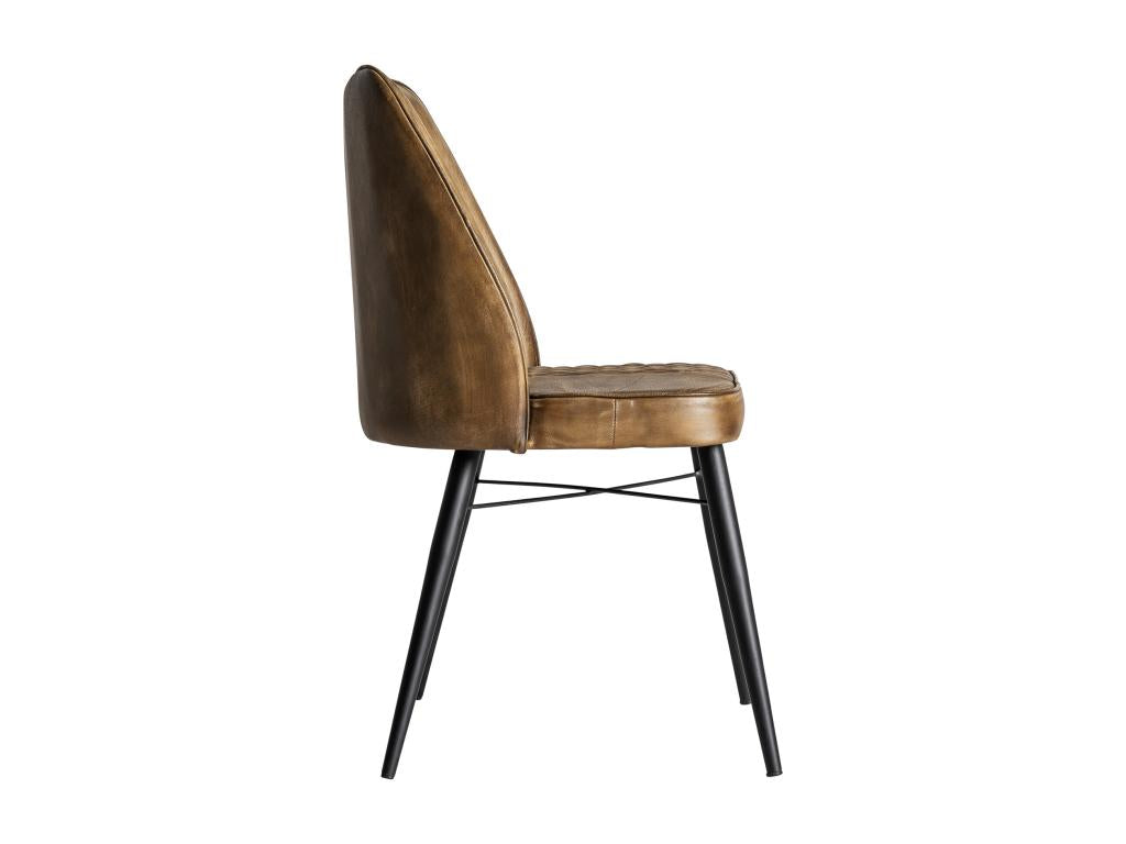 Sedia marrone, 48 x 48 x 82 cm