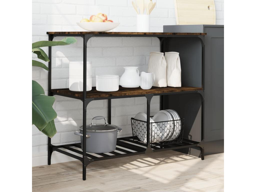 Mobili per la casa in legno ingegnerizzato marrone, 100 x 50 x 95 cm