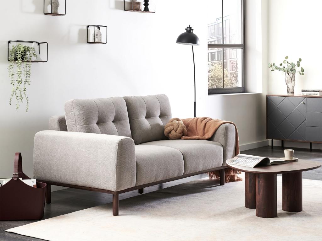 Divano in tessuto grigio - dlz1766572253342