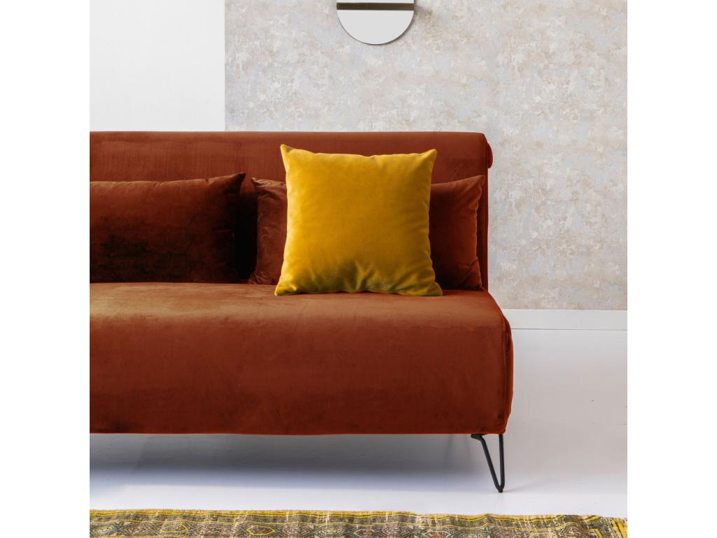 Divano letto in velluto