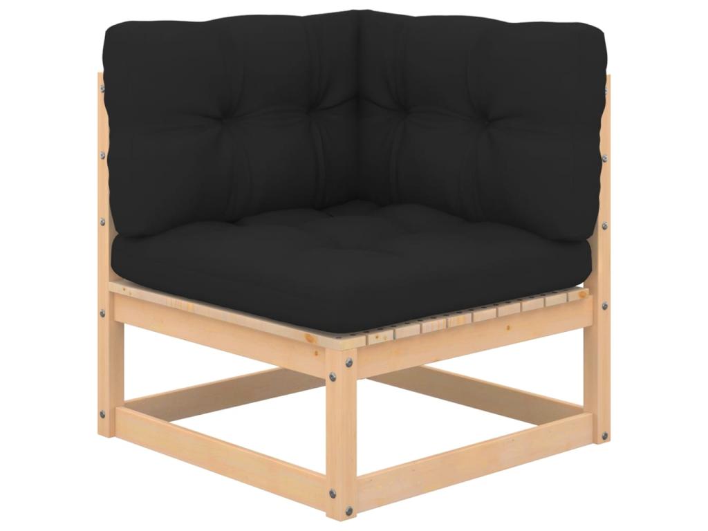 Set di mobili da esterno in legno di pino naturale - dlz1766572685524