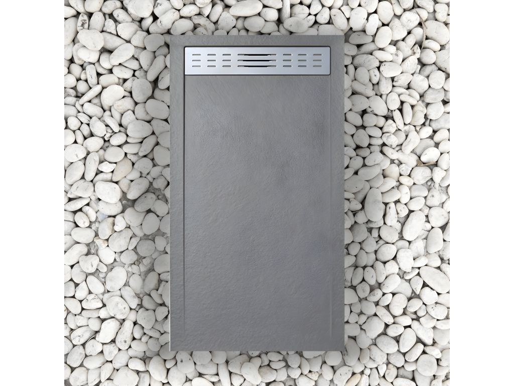 Mobili per la casa in marmo grigio, 70 x 140 cm