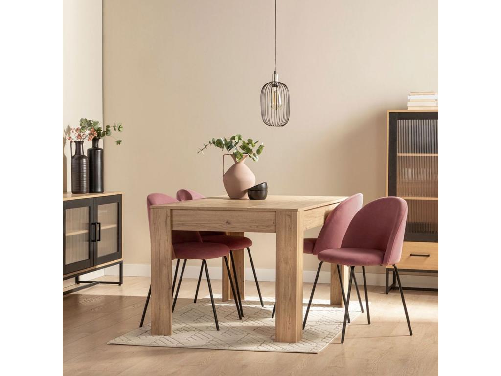 Sedia in velluto, 49 x 81 cm