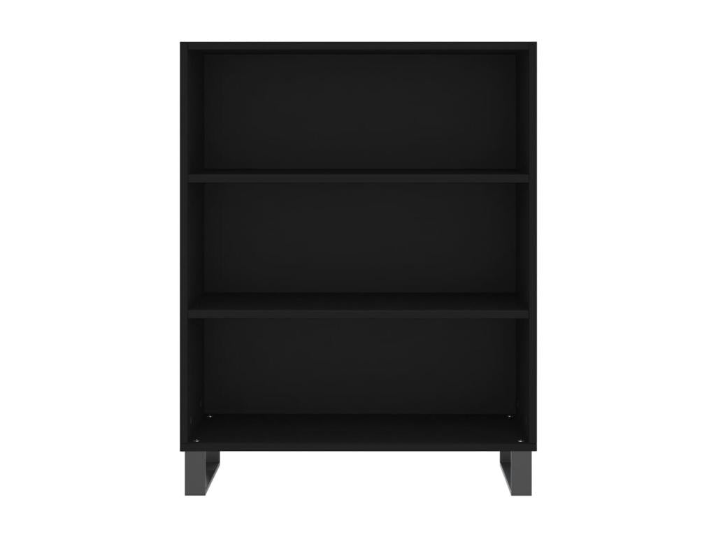 Credenza nera, 69,5 x 34 x 180 cm
