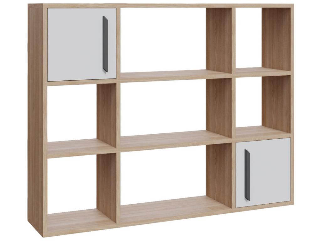 Mobili per la casa in legno di quercia naturale, 120 x 25 x 93,6 cm