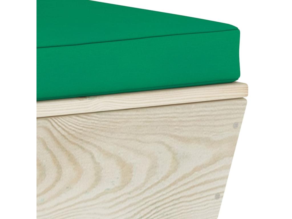 Set di mobili da esterno verdi