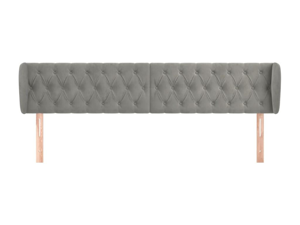 Letto grigio, 203 x 23 x 78 cm