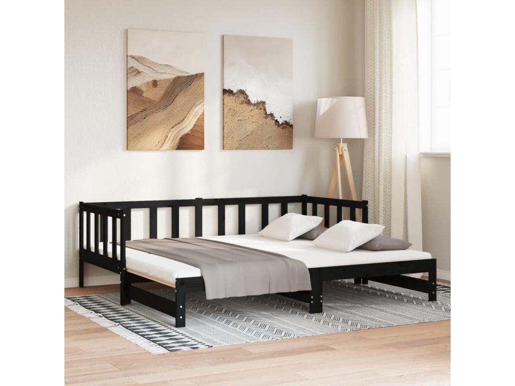 Materasso nero, 90 x 200 cm