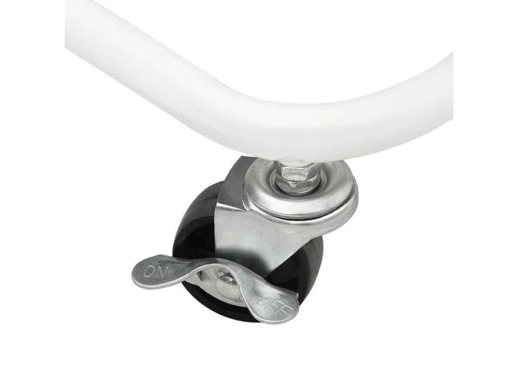 Mobili per la casa in ferro bianco, 42 x 35 x 85 cm