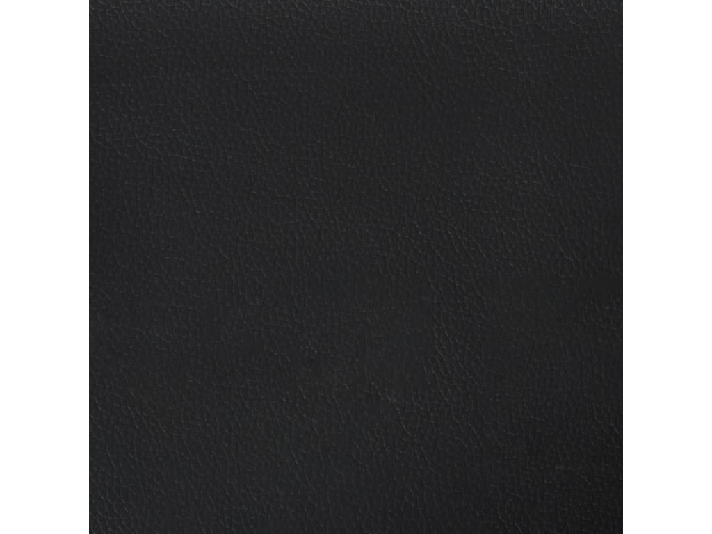 Poltrona in similpelle nera