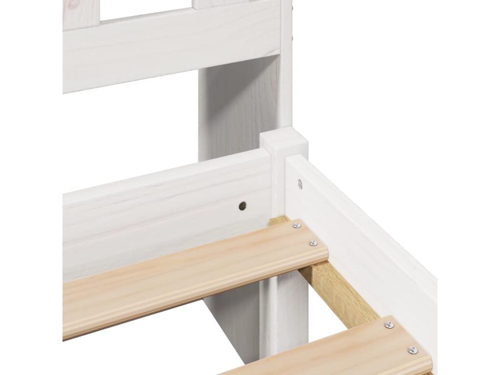 Materasso in legno di pino bianco, 135 x 190 cm