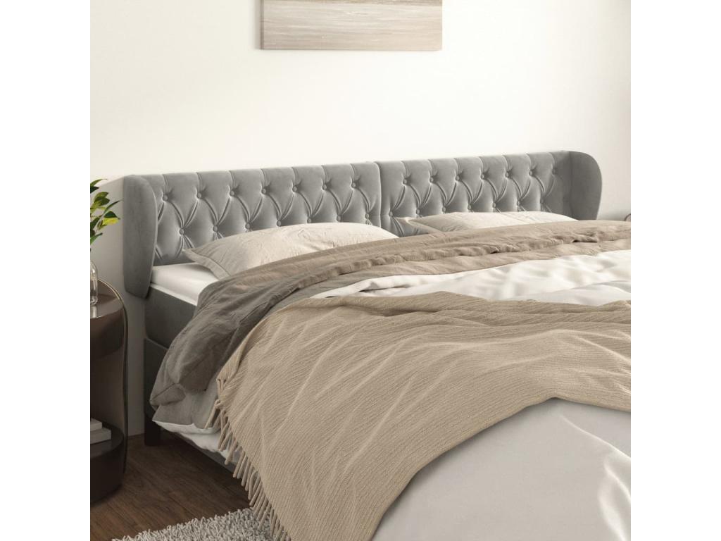 Letto grigio, 203 x 23 x 78 cm