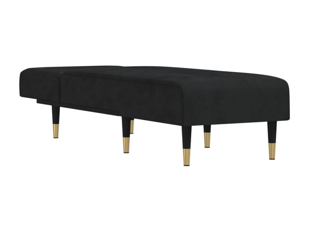Chaise longue nera