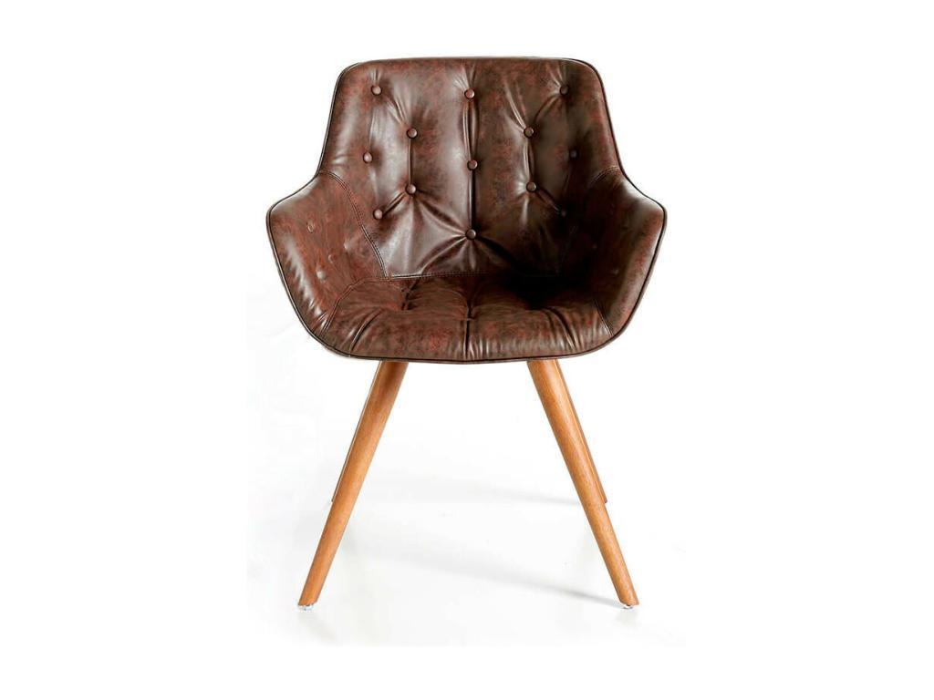 sedia in pelle bianca