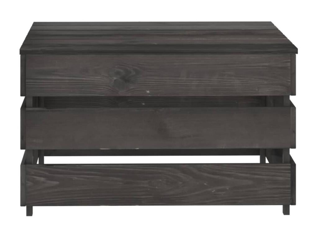 Tavolo in legno di pino grigio