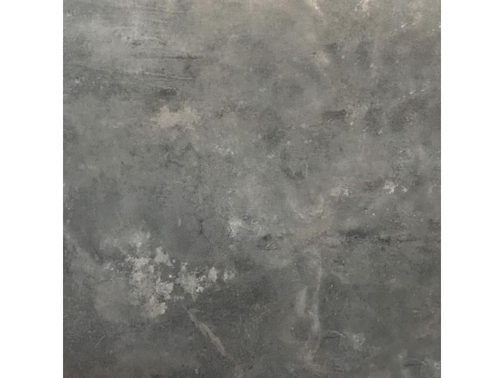 Tavolo in metallo grigio, 70 x 70 cm