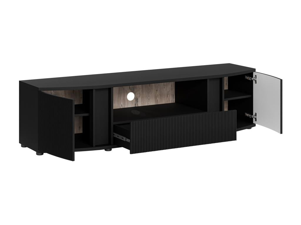 Mobile TV nero, 179 x 48 x 47 cm