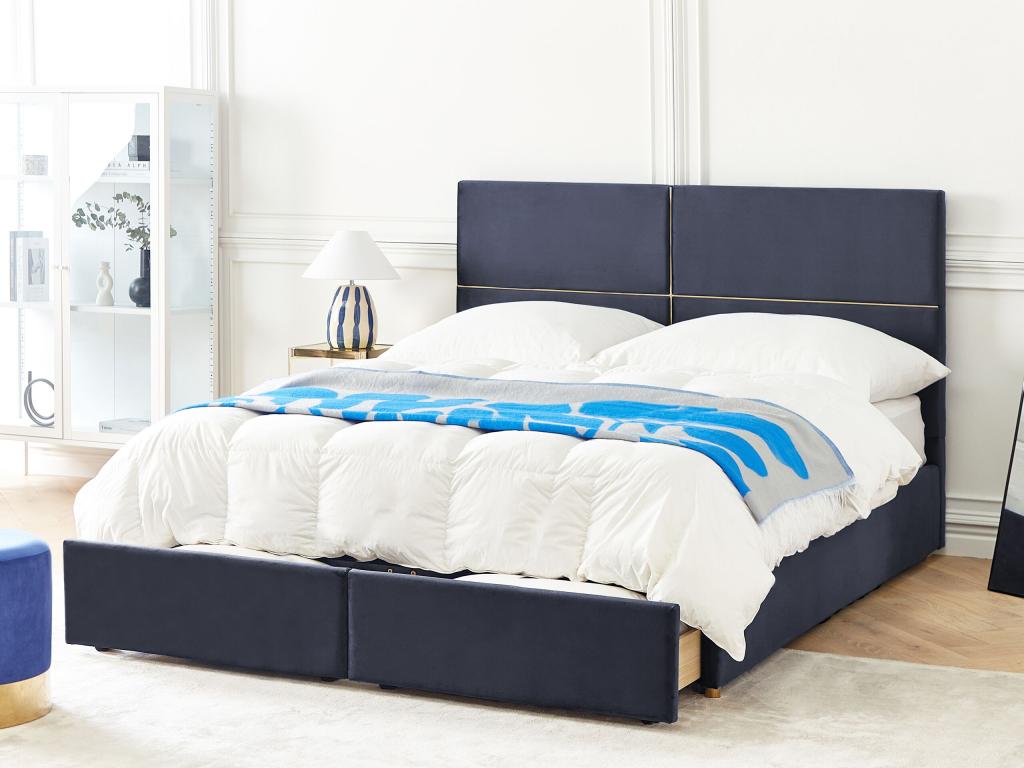 Letto nero, 180 x 200 cm