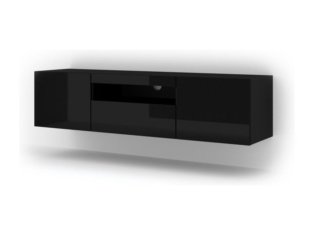 Mobile TV nero, 150 x 37 x 42 cm