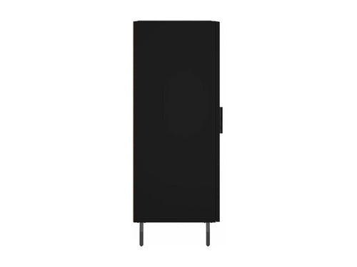 Credenza in legno ingegnerizzato nero, 34,5 x 34 x 90 cm