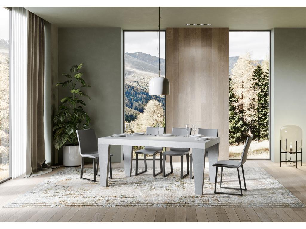 Tavolo bianco, 90 x 160 cm