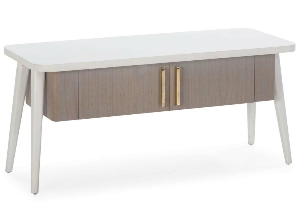 Mobile TV bianco, 110 x 45 x 50 cm