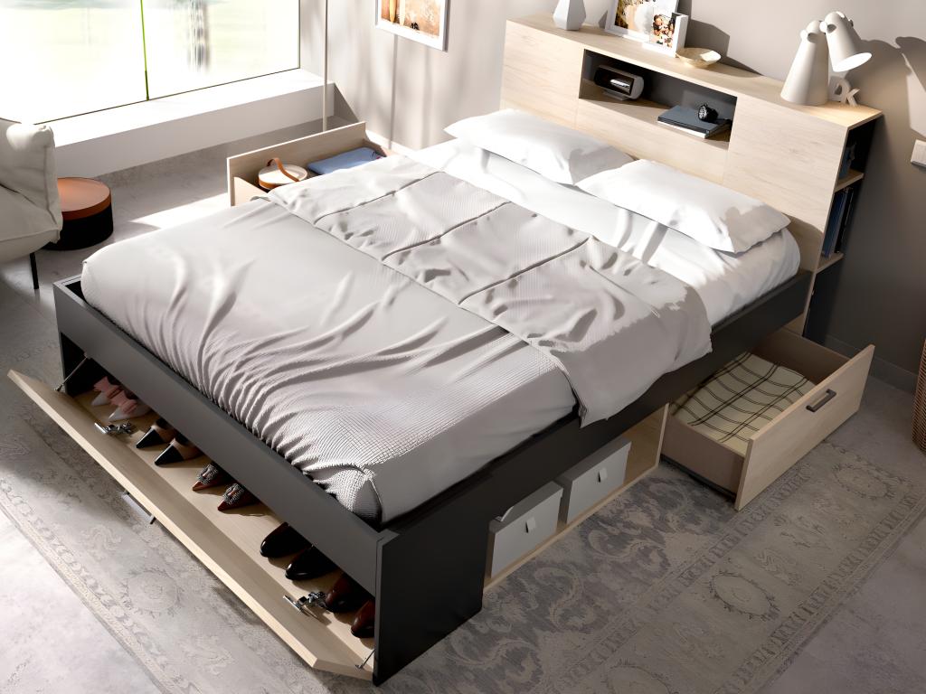 Letto Naturale, 140 x 190 cm