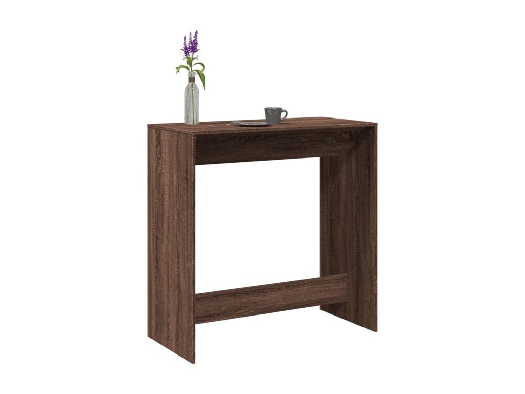 Tavolo in legno ingegnerizzato marrone, 102 x 50 x 103,5 cm