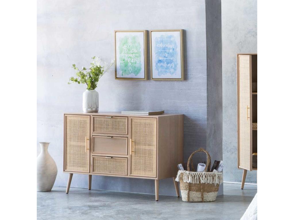 Credenza marrone, 120 x 40,5 x 81 cm