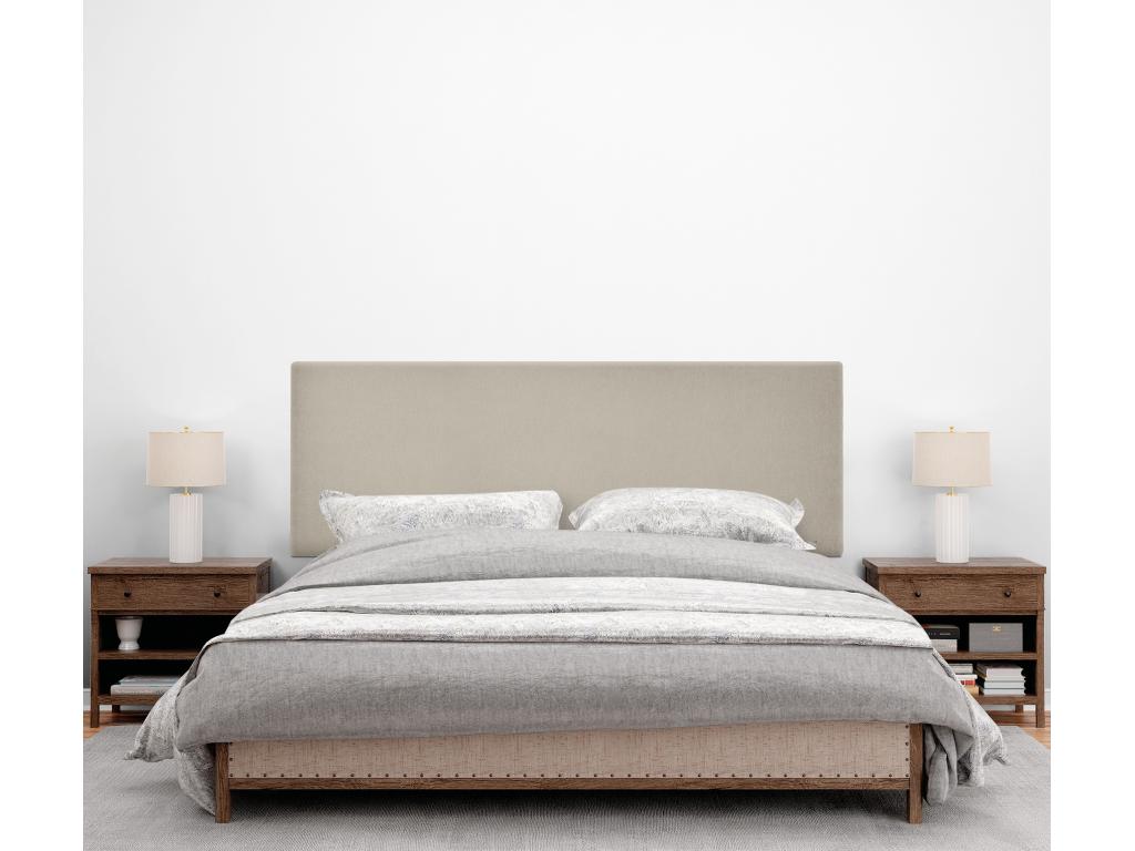 Letto in tessuto beige, 135 x 50 cm