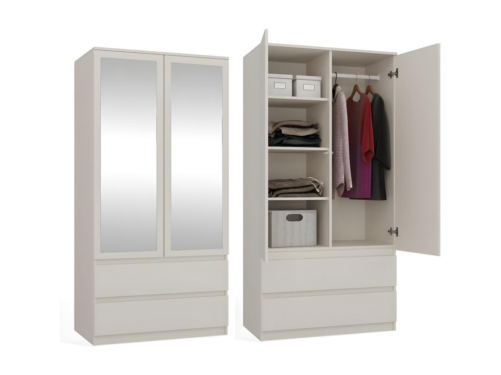 Armadio beige, 90 x 50 x 180 cm