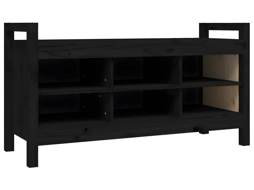 Panca in legno di pino nero, 110 x 40 x 60 cm