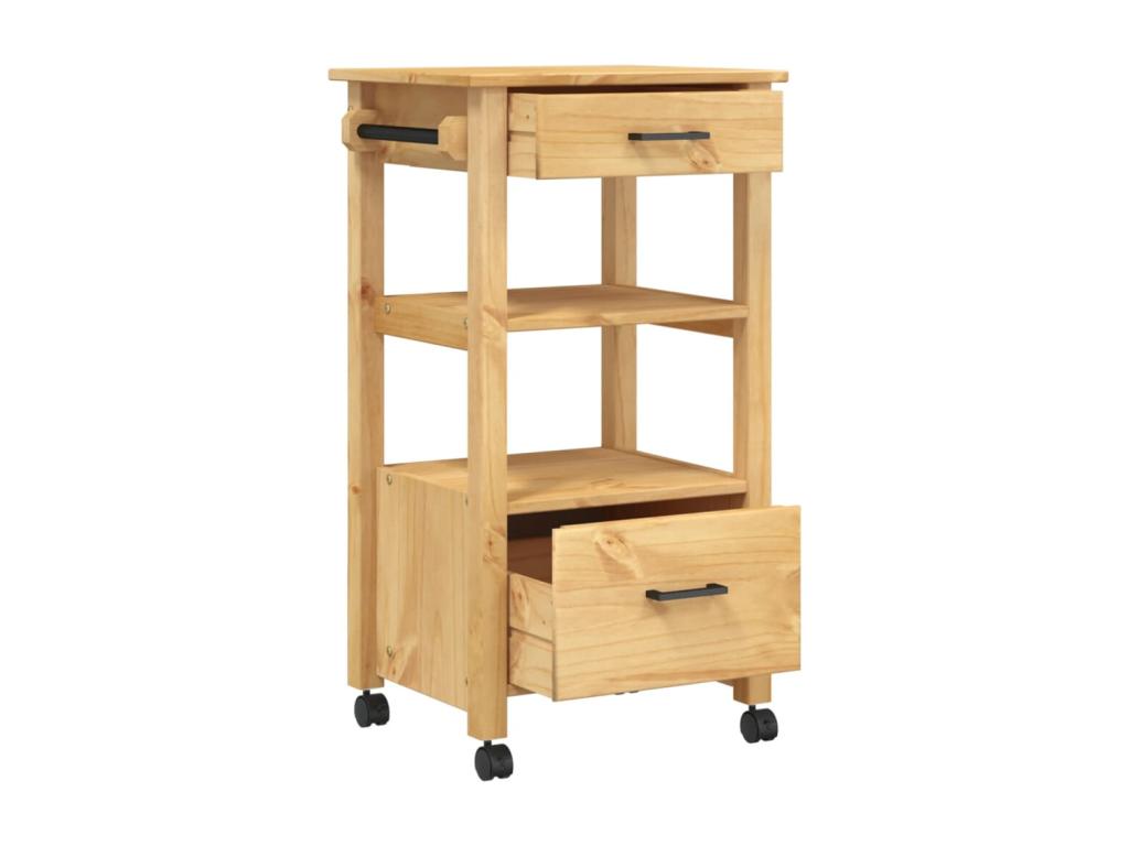 Mobili per la casa in legno massello marrone, 48 x 40 x 90 cm